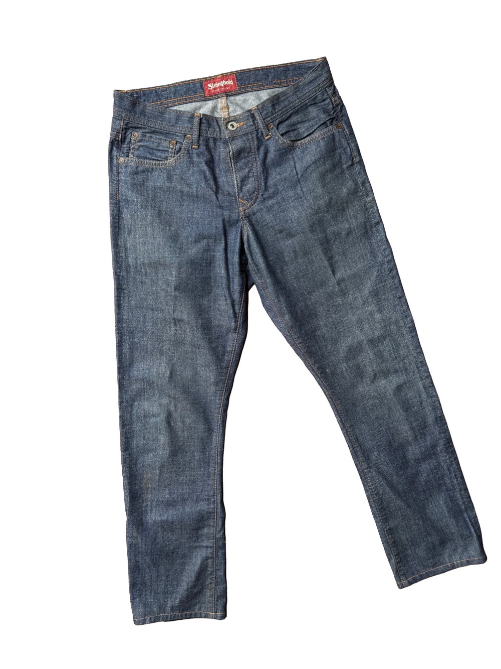Slim Straight, 10.5 oz Indigo Selvedge Denim w/ Spice Stitching